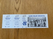 billet ticket place de concert  GLENN MILLER ORCHESTRA
