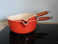 2 Casseroles  en fonte