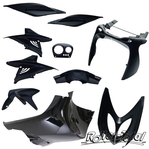 Kit carénage noir métallisé - kit,