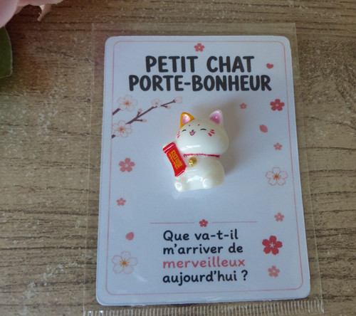 Mini chat porte bonheur - mini,