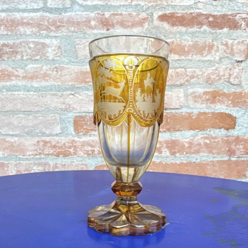 Verre pied cristal - à,