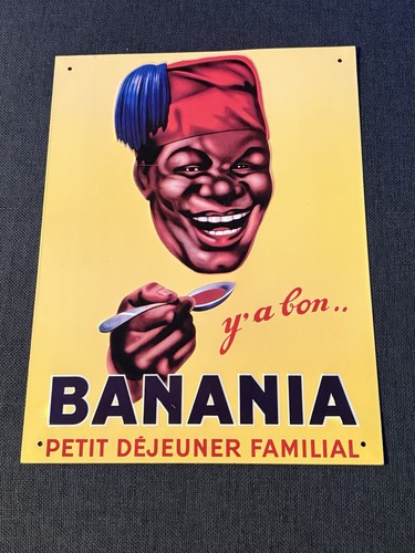 Banania plaque émaillée - plaque,