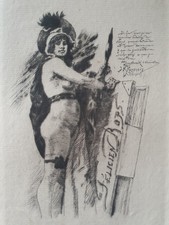 Gravure orig Portrait sign