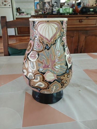 Années vase faience - 40, en