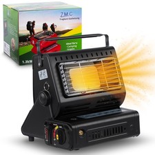 Portable Butane Chauffage à Gaz Camping Cuisinière par Rayonnement Céramique