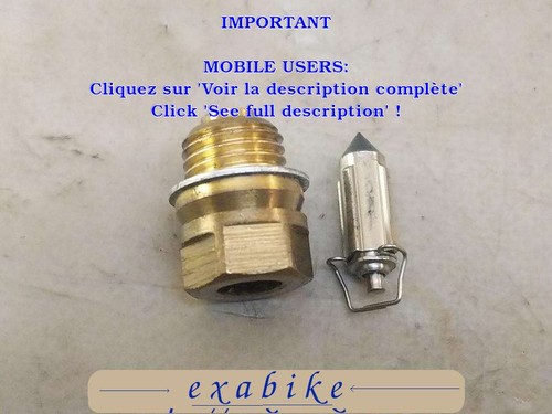 Pointeau carburateur pour - de,