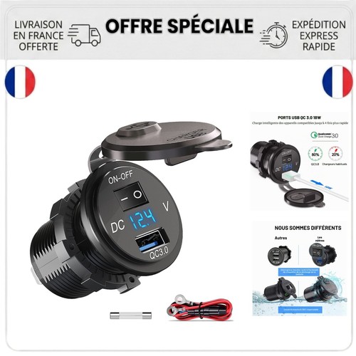 Prise usb voiture - prise,