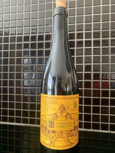 Bouteille vin vide trebbiano - vin,