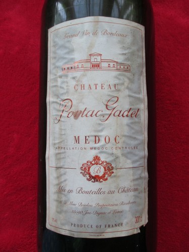 Litre chateau pontac gadet - litre,
