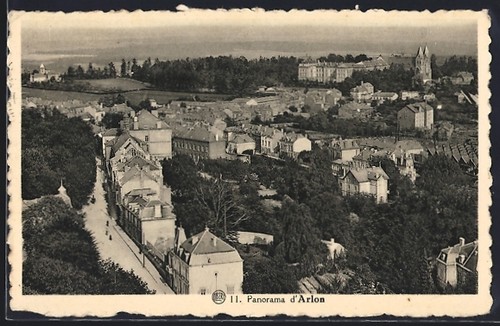 Cpa arlon vue générale - arlon,,