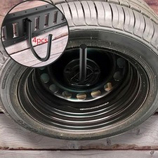 Lot de 4 crochets en J pour