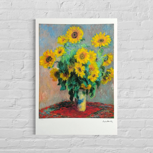 Claude monet fleurs - dans, vase