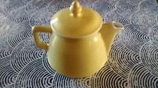 Jolie cafetière, théière jaune 6 tasses"  20 cm x 15 cm 