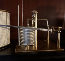 WORKING Antique Barograph Barometer Made By Shorten Mason, London ￼