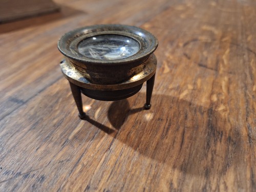 Ancienne loupe marine tripode - loupe,