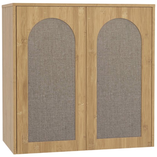 Homcom armoire murale salle - murale, de