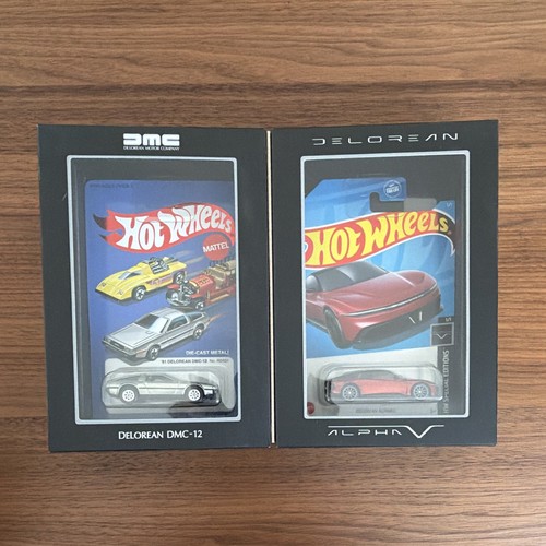 Delorean hotwheels set - hotwheels,