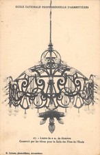 CPA 59 ARMAMENTIERS NATIONAL PROFESSIONAL SCHOOL 2 METER DIAMETER CHANDELIER