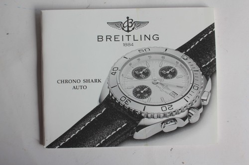 Breitling livret notice montre - breitling,