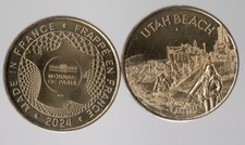 WW2 - Coin - Coin - Monnaie de Paris 2024 - Utah Beach