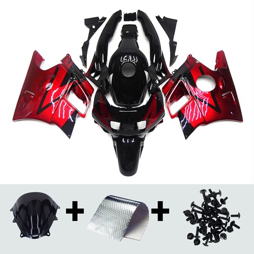 Fairings candy red black - red, for