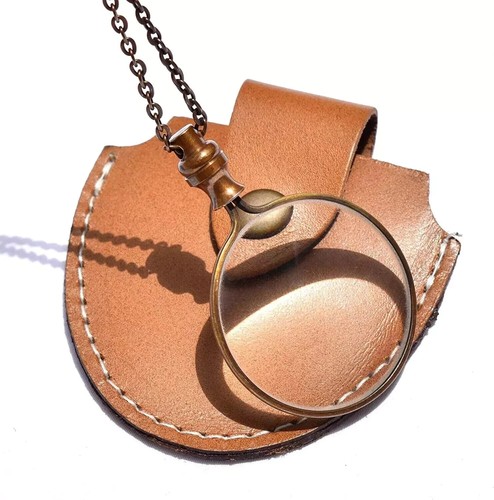 10x loupe pendentif monocle - pendentif,