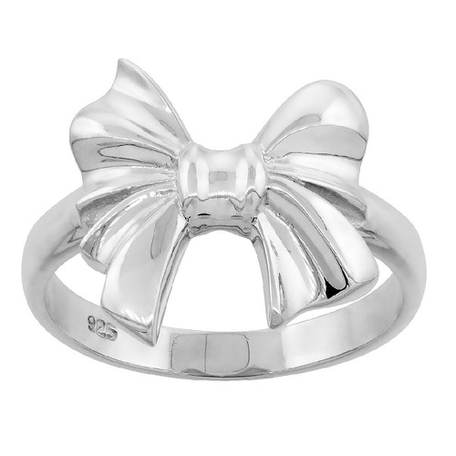 Argent sterling ruban noeud - argent,