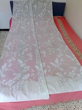 Rideaux anciens blanc en dentelles fait main - Plusieurs dimensions et motifs