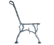 2 beaux pieds de banc côtés banc de jardin en fonte noire - 7 planches-ZAG13