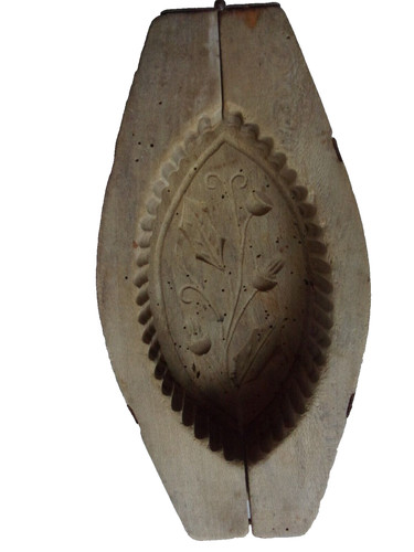 Ancien moule beurre bois - ancien,