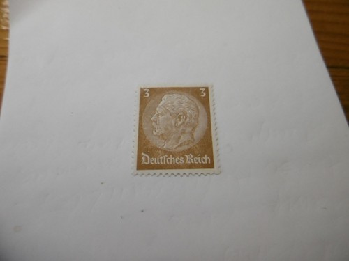 Timbre allemand marron neuf - marron,