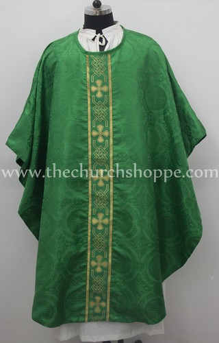 Chasuble vert clergé - vert, gothique