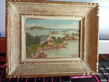 Petit Tableau Ancien Bréhat