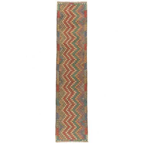 Tapis couloir afghan kelim - tapis,