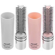  2 Pcs Brosse Soufflante Boucle Stylisante Cheveux Bouclés À De Voyage Compacte
