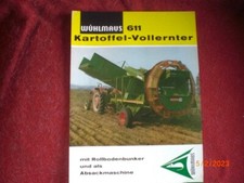 WUHLMAUS 611 PDT TEARING ADVERTISING BROCHURE IN GERMAN