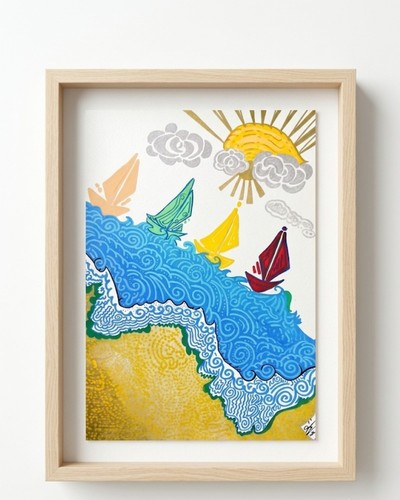 Dessin original œuvre - original, a3