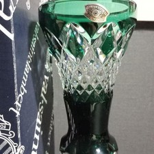 Vase à fleurs en cristal Val Saint Lambert, mandat royal belge, 1826,...