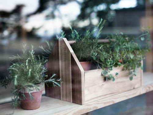 Ikea skogsta wooden caddy - skogsta,