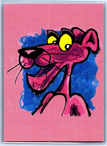 Pink panther sketch card - sketch,