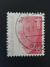 TIMBRE BELGIQUE ROI BAUDOUIN 1992 ROUGE 15