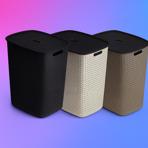 Panier linge avec - panier, à