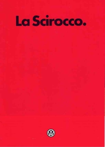 Catalogue brochure scirocco - catalogue, vw