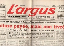 L'Argus de l'automobile et des