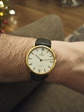 Montre Eterna Plaque Or Quartz Fonctionne