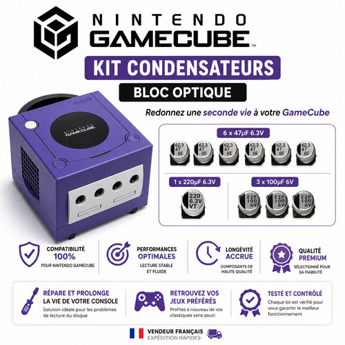 Kit condensateurs nintendo - condensateurs,