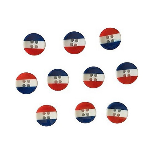 Boutons tricolores 4 - /,