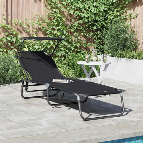 Chaise longue pliante oxford