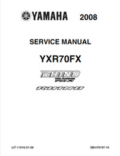 OEM R2008 Yamaha Rhino 700 Fi Yxr70fx Service Shop Repair Manual Remanufactured
