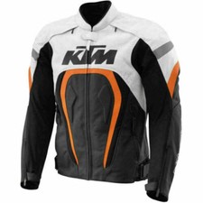 KTM 2024 Veste Motard en Cuir Courses Veste en Cuir de Motard Vestes de Moto CE